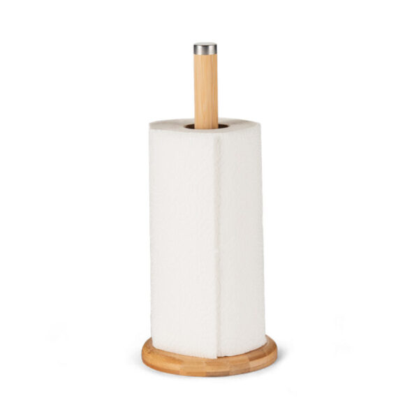Bamboo Kitchen Roll Holder (H32.5cm)